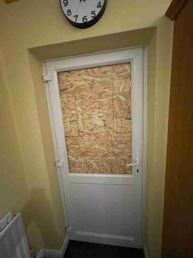 Boarding up